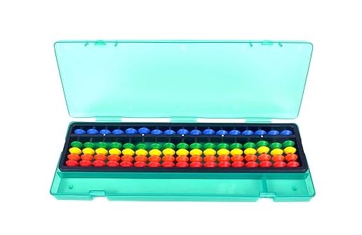 GR Trend Educational Abacus 17 Rod Multicolor Color Abacus Tool for Kids to Enhance Their Counting Skills and Mathematics